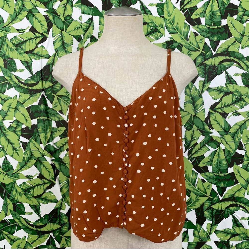 Madewell Button Down Cami Top